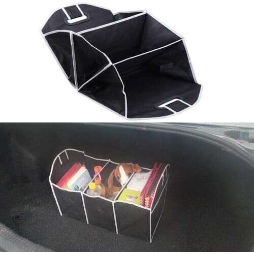 1x Car Collapsible Storage Truck Cargo Container Bags Box For Mercedes Benz W202 W220 W204 W203 W210 W124 W211 W222 X204 AMG CLK