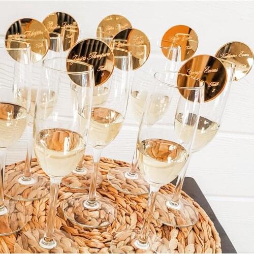 20pcs Personalized Drink Stirrer, Place Setting, Engraved Place Card,Acrylic Place Cards