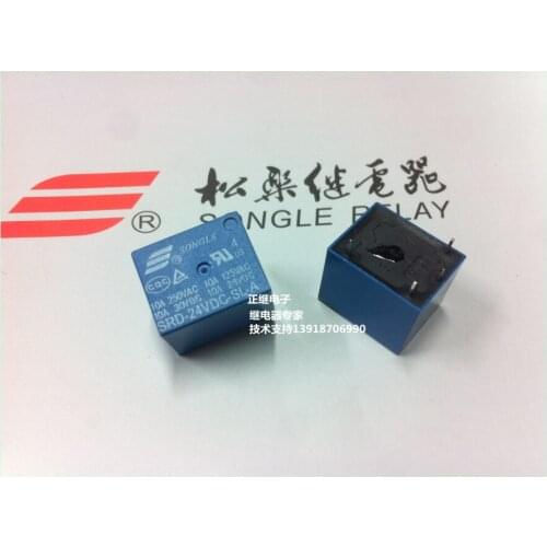 5pcs/lot Relay SRD-24VDC-SL-A 4PIN 10A 250V T73 New and original