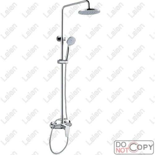 All-copper shower suite large shower faucet hot and cold taps Ming-mounted shower faucet shower