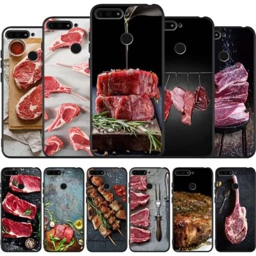 Raw meat black Silicone Phone Case For honor 30 20 Pro 8 8X 9 10 20 Lite Mate 10 20 30 Lite Pro cover