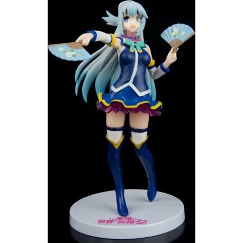 20.5cm Japanese anime figure KonoSuba Gods Blessing on This Wonderful World Konosuba Aqua Figure PVC Action Model Doll