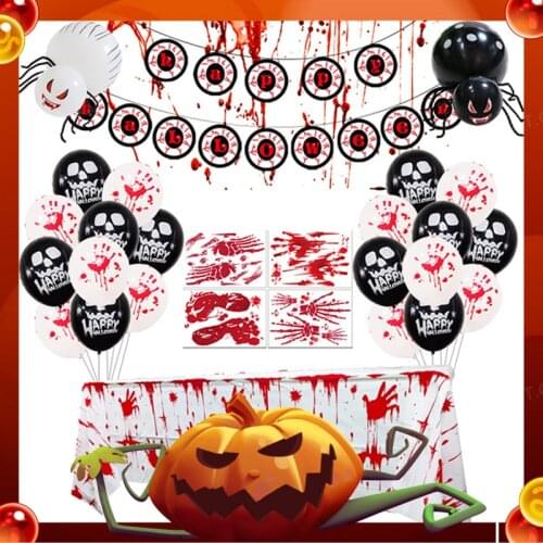 Hallowen Spider Tablecloth Black Lace Cobweb Fireplace Cover Table Runner for Halloween Home Event Party Decoration Props