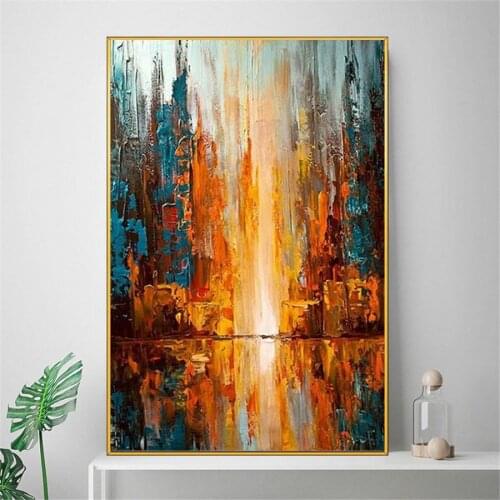 100% Handpainted Oil Paintings On Canvas Large Wall Art Graffiti Abstract Picture Contemporary Art Wall Painting For Living Room