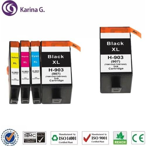 5PCS Compatible Ink Cartridge Replacement For hp 903 hp903 hp 903xl suit For Officejet Pro 69606964 6965 6966 6968 6970 6971