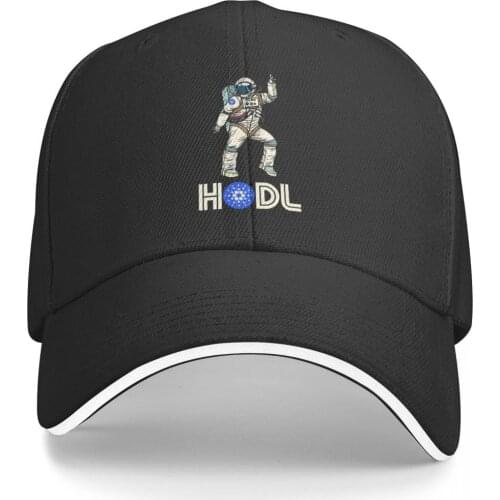 Cardano Disco Astronaut Hodling ADACardano Hodl Space Man Promo Mens and Womens casquette Print Anime Golf sun Classic hat