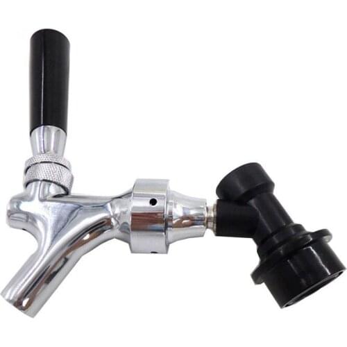 Beer Tap Polished Chrome Draft Beer Faucet With Ball Lock Quick Disconnect Kit Home Brewing Keg Tap
