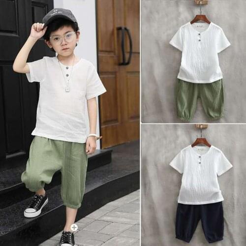 Hot Sale Baby Boy Clothes Quality Kids Clothes Set Summer Short Sleeve Short Pants For 4-13 Yrs Children Clothing Boys Bodysuit