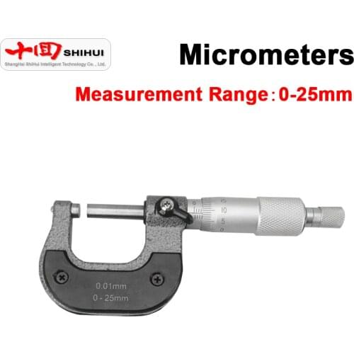 Outside Diameter Micrometer Thread Scale Micrometer Centimeter Card Micrometer 0-25MM Outside Diameter Thickness Measurement