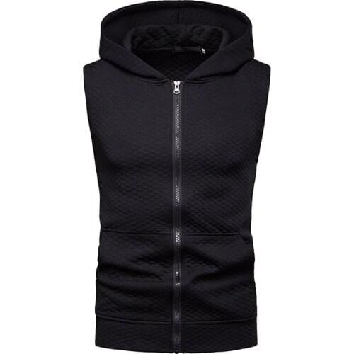 Party Hooded Men Sporting T Shirts Diamond Zipper Hip Hop With Short Sleeves