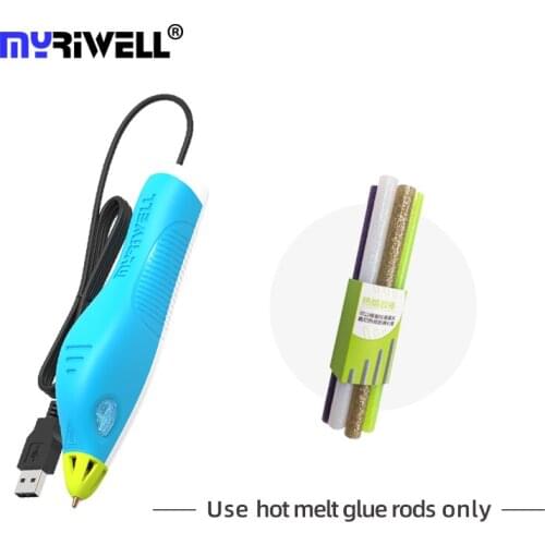 Myriwell hot melt glue gun kit Pen DIY Household Home DIY Tools Creative Toy Gift 3d printing pen for adults