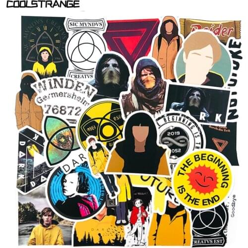 10/30/50Pcs Dark Classic German TV Series Stickers For Suitcase Laptop Guitar Motorcycle Luggage Scooter DIY Stickers