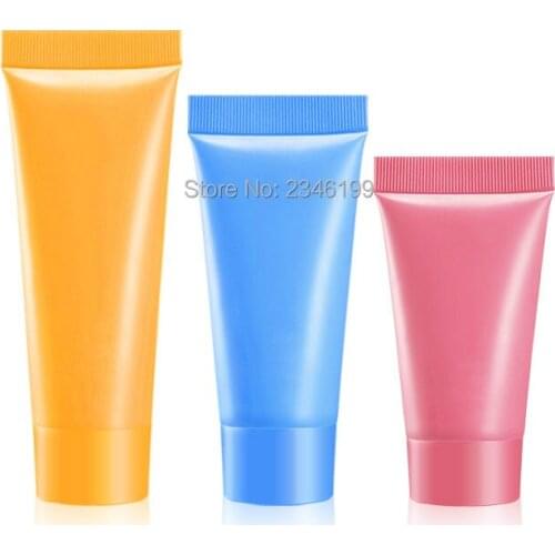 Empty Cosmetic Hose 5ml Facial Cleanser Soft Tube 10ml Hand Cream Cosmetic Hose 20ml Sunscreen Cosmetic Container 30ml50ml 50pcs