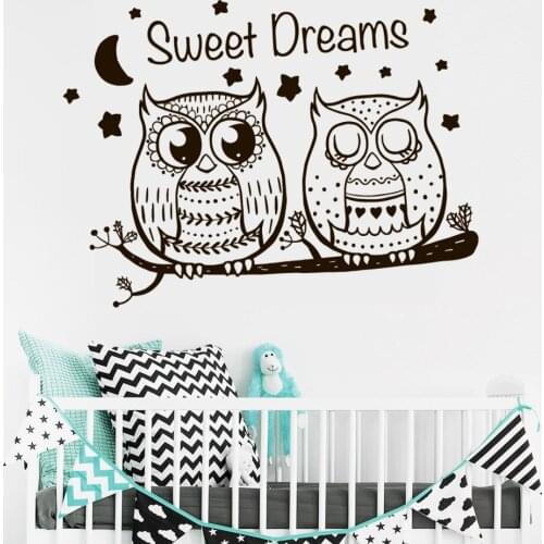 Bird of Minerva Text Removable Wall Stickers Home Decor Living Room Trees Waterproof Vinyl Decals Nursery Baby Room K35