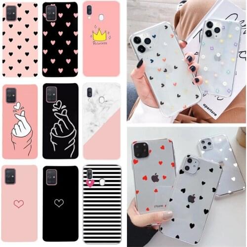 Ultra Slim Case For Samsung Galaxy A71 A51 A10 A30 A50 A50S A70 A7 2018 Soft Silicone Cartoon Phone Cover Shell For S10 E Plus