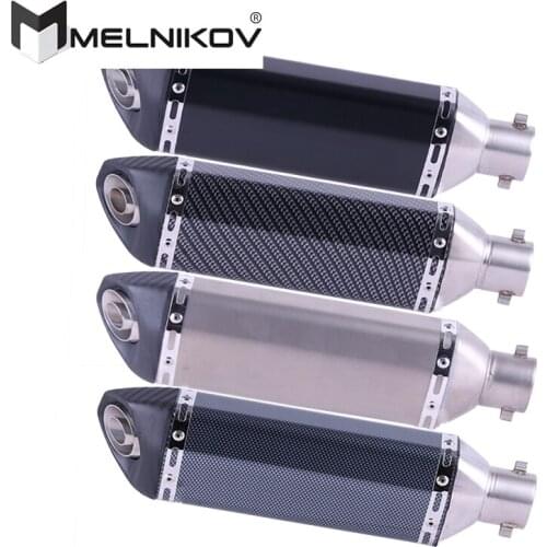 Universal Modified Motorcycle Dirt Bike Scooter Muffler Exhaust Pipe DB-Killer BK400 GSR400 RC390 Z650 Z900 RS150 CBR150 Exhaust