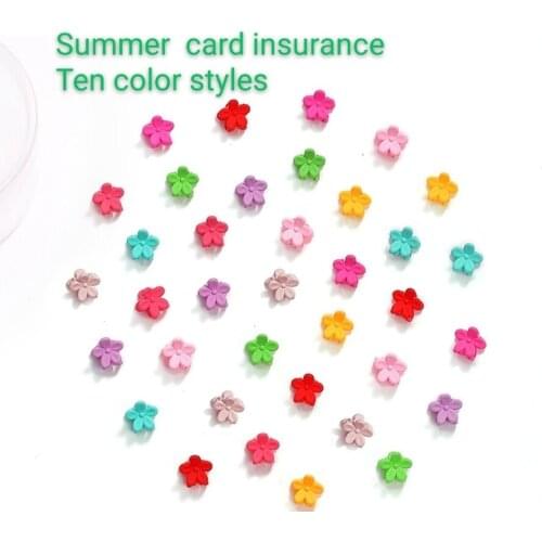Color cute Korean ins wind hyuna style hairpin candy color small flower hairpin clip headdress female small catch clip