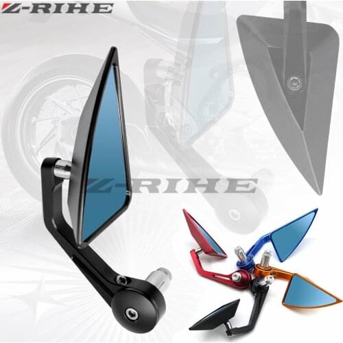 7/8"" 22mm handle bar motorcycle bar end mirror Motorcycle Mirror For Honda Hornet CB919 CB1000R CB900 CB1300 Kawasaki z900