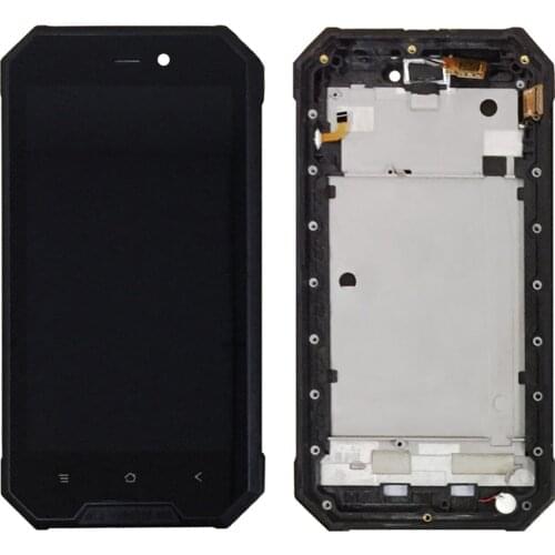 For Blackview BV4000 LCD Display+Touch Screen Digitizer Assembly With Frame Replacement BV 4000 Pro Phone Accessories Parts