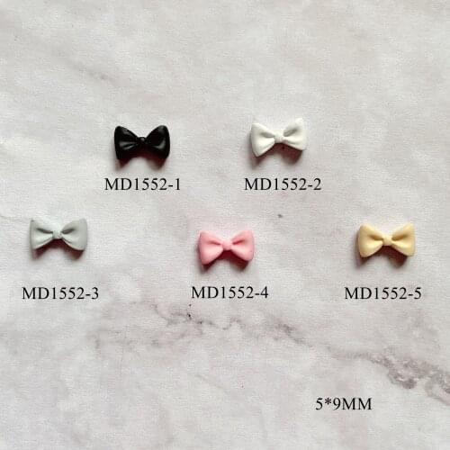 10pcs/bag Nail Art Metal 3D Charms Different Bow Bowtie Decoration MD1552