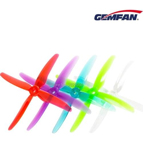 16 pcs/ 8 pairs Gemfan 51455 5inch 4 blade/ tri-blade Propeller Props CW CCW Brushless motor FPV Propeller for FPV Racing drone