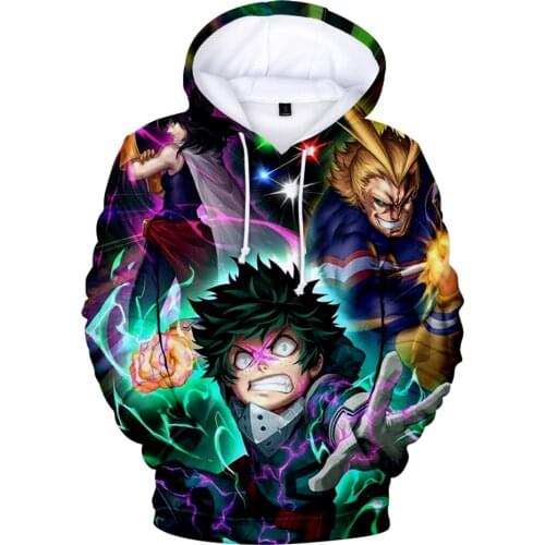 2020 boy/girls Hoodies Boku No/My Hero Academia Midoriya Izuku Deku Cosplay Personality Men/Women Sweatshirt hoodie Clothes