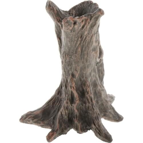 2xSand Table Tree Stump Model Micro Landscape Miniatures DIY Figurine Decor