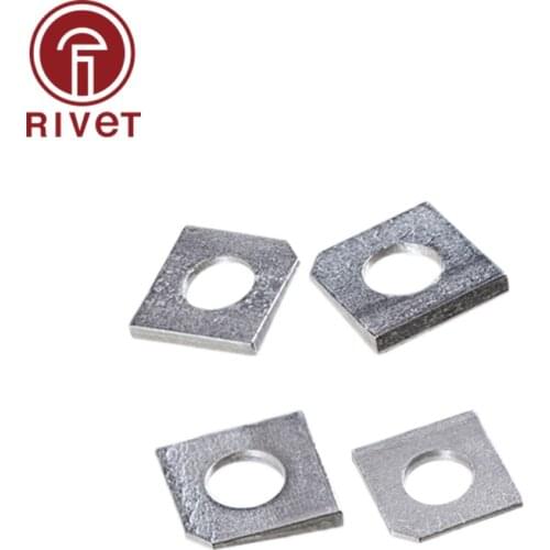 316 A4-70 GB853 DIN434 M6 M10 M12 M16 M20 M24 Washers Stainless Steel Square Taper Washers For Slot Section Free Shipping