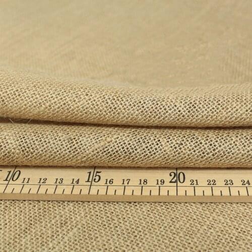 50cm*160cm Thick Natural Jute Fabric Linens For DIY Handmade Patchwork Tablecloth Sofa Storage Bag Christmas Decoration
