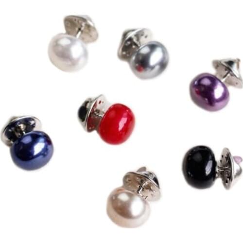 7 Pcs/set Simple Women Pin Fixed Clothes Buckle Anti-light Fresh Small Brooch Cardigan Slip Accessories
