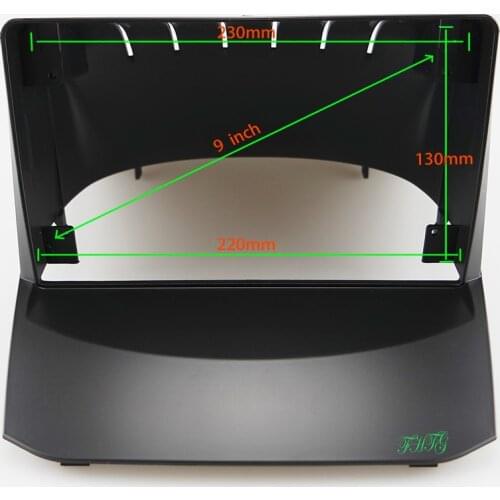 9 INCH Car Audio Frame GPS Navigation Fascia Panel Car dvd Plastic Frame Fascia is suitable for 2009-2014 FORD FIESTA