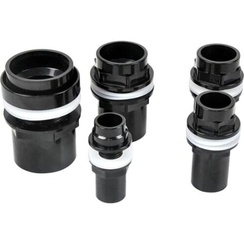 Aquarium 20-50mm PVC Water Tube Connectors Thicken Fish Tank Pipe Drainage Connector Garden Drain Pipe Adapter Supply Fittings