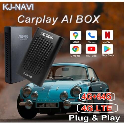 Android 9.0 Support Apple wireless carplay Ai Box For Car Video Multimedia Player Mirrorlink For Benz Audi Tv For Car Box 4+64G
