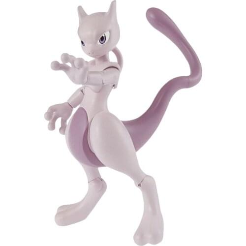 Anime Pokemon Mewtwo Assemblable model Figure Childrens collection educational toys Birthday Christmas gifts decorations
