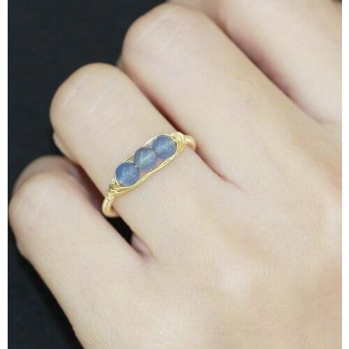 Freshwater Pearl Beads Rings for Women Natural Stone Handmade Bohemian Jewelry Adjustable Wedding Ring Party Gift