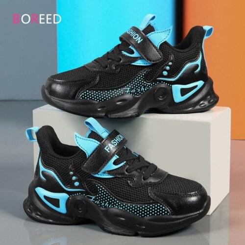 2021 High Quality Kids Sneakers Boys Fashion Casual Running Sports Shoes For Boys Breathable Mesh Children Shoes Basket Enfant