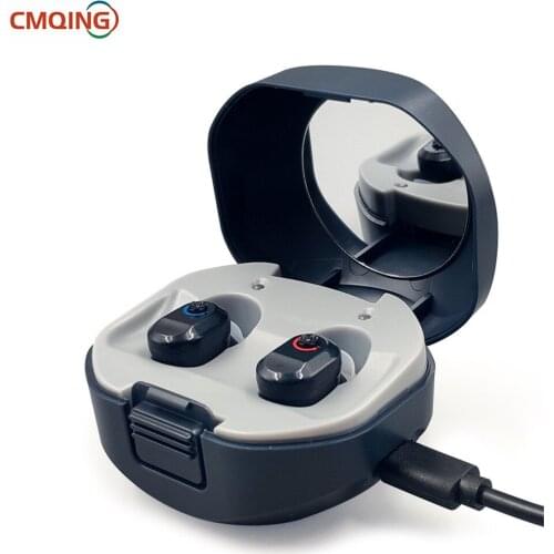 Best Digital Hearing Aid Usb Rechargeable Mini In Ear Invisible Hearing Aids Deaf Elderly Assistant Supplies Amplifier Sound