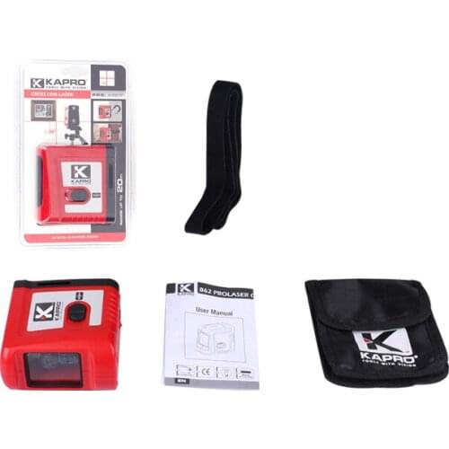 KAPRO Mini Infrared Laser Level Cross Beam 2-line Level Measurement Instrument Magnetic Laser Level