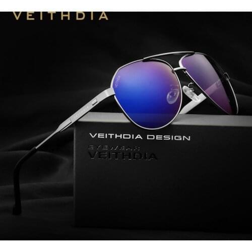 VEITHDIA 2020 Pilot Mens Sunglasses Polarized Mirror Lens Sun Glasses Male Driving Glasses Eyewear Accessories For Men 3562