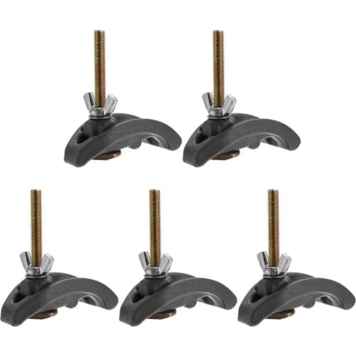 5pcs 85mm Bow Plate Sets CNC Engraving Machine Parts Pressure Plate Clamp Fixture For T-slot Working Table