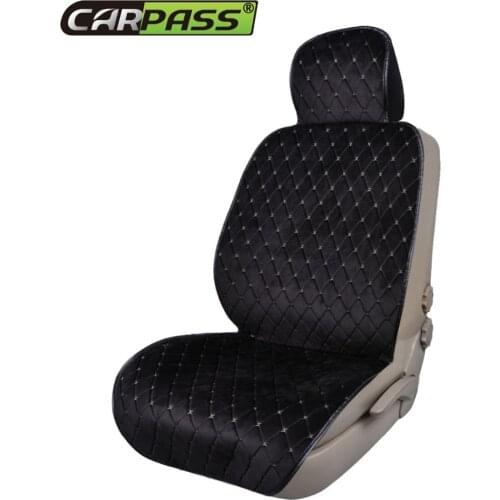 Car-pass Newest Car Seat Pad Universal Automobiles Seats Cushion Protector Nano Cotton Velvet Car Styling fit for most Cars