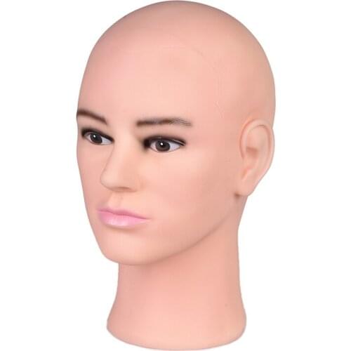 New Hot Sale PVC Male Head Mannequin PVC Monikens Head Model On Promotion