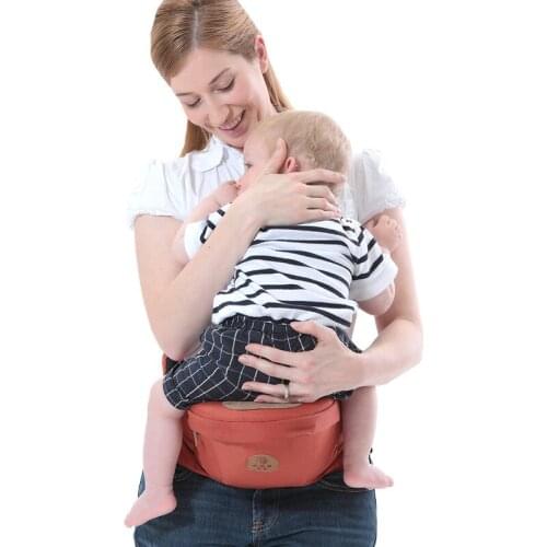 0-48Months Baby Solid Color Cotton Carriers Kids Waist Stool Sling Hold Waist Belt Backpack Newborn Infant Belt Holdings Walker