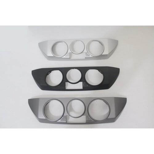 Car air conditioning panel air conditioning switch decorative frame for Volkswagen polo black / dark silver / bright silver