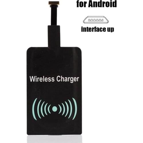 Qi Wireless Charging Receiver For Android IOS Micro USB Type C Universal Fast Wireless Charger For Android Smart Mobile Phone