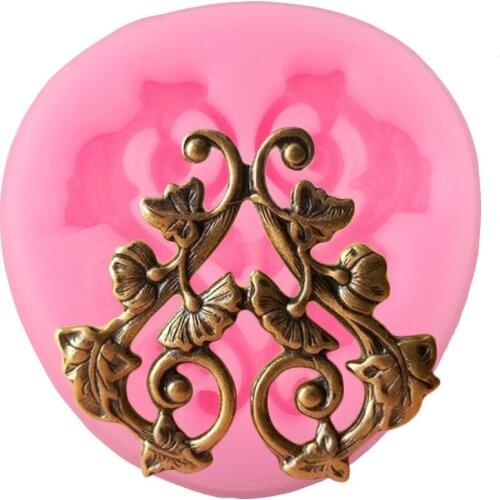 European Relief Silicone Molds Chocolate Fondant Cupcake Topper Mold Sugarcraft Cake Decorating Tools Candy Resin Clay Moulds