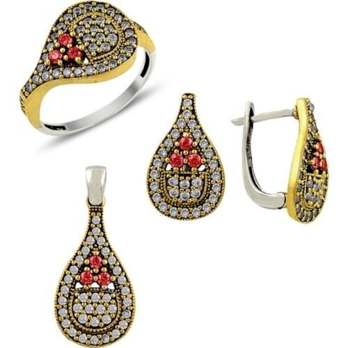 Silver 925 Sterling Authentic Drop Set