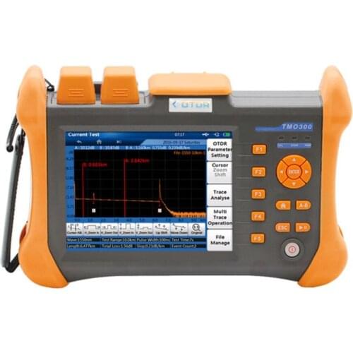 TMO-300-SM-C 32/30dB 1310/1550nm SM OTDR Tester Built-in 10mw Visual Fault Locator，Free Shipping