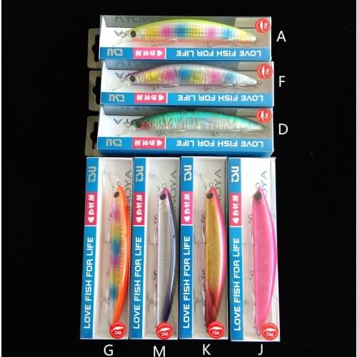 TSURINOYA 7PCS 130mm 23g DW111 Long Casting Floating Minnow Hard Bait Flounder Sea Bass Saltwater Sea Fishing Lure