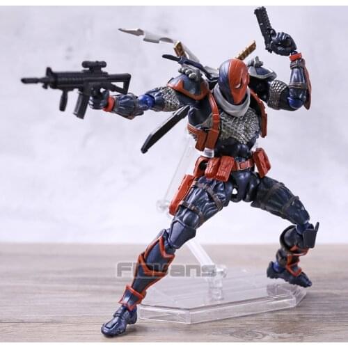 Amazing Yamaguchi Revoltech Series NO.011 Deathstroke PVC Action Figure Collectible Model Toy